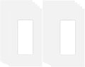 1-Gang Screwless Decora Wall Plate Cover Single Switch Outlet Electrical by COAPIN258
