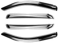 94155Y Chrome Side Window Visor Wind Vent Deflector fit by Puermto