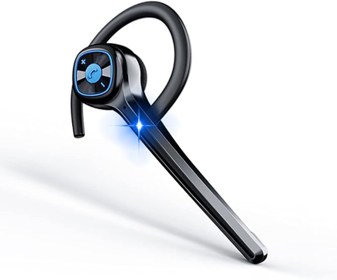 IHAO Wireless Bluetooth Earpiece Headphone Dual Noise Cancelling Mic Painless by IHAO