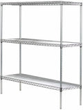 Omega 12" Deep x 24" Wide x 63" High 3 Tier Gray Starter Shelving Unit by OmegaProductsCorporation