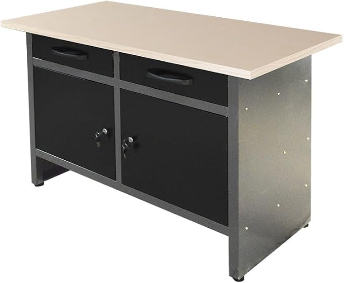 JZD Industrial Steel Garage Storage Cabinet System, Included Pegboard Wall - Image 8