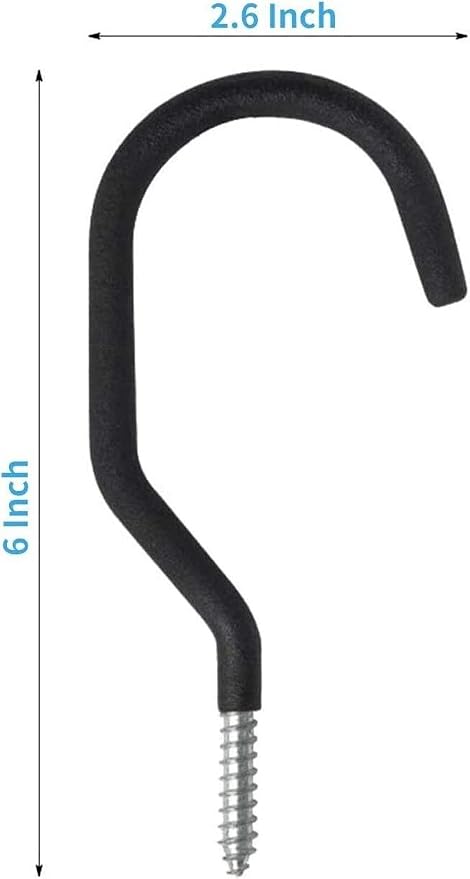 Heavy Duty Bike Hook, 4 Pack Regular Size Bicycle Hangers, Ceiling or Vertical - Image 2