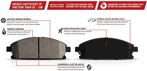 Power Stop 16-674 Z16 Evolution Rear Ceramic Brake Pads - Image 2