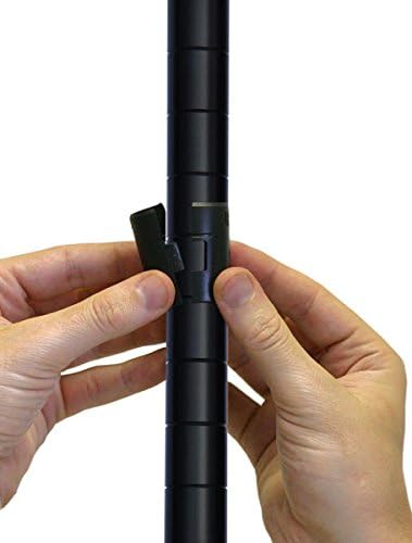 Omega 18" Deep x 72" Wide x 36" High 3 Tier Black Starter Shelving Unit - Image 3