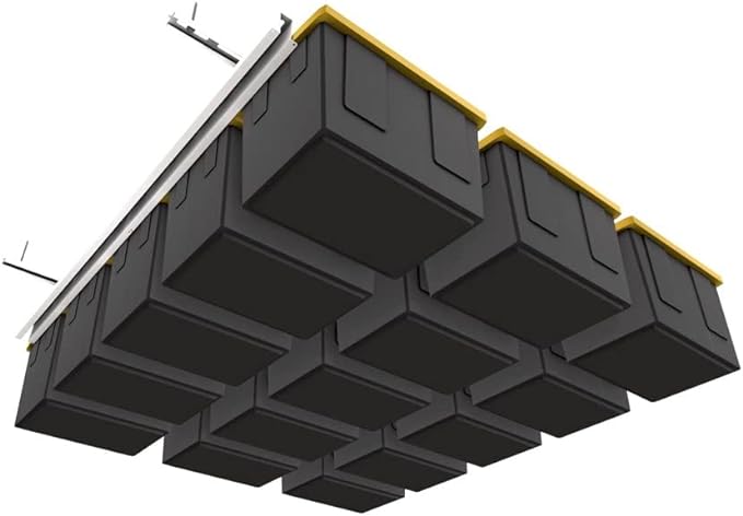Tote Slide PRO – Made in USA | Heavy-Duty Alloy Steel Overhead Rack – Organize by EZGarageStorage