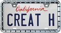 Creathome 3D Chrome License Plate Frames, Pure Zinc Alloy Metal by creathome