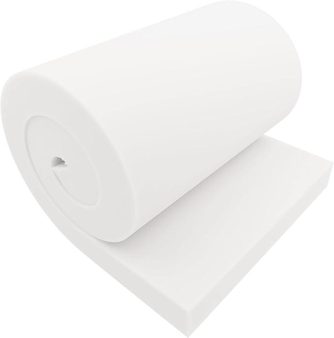 GoTo Foam 3" Height x 24" Width x 72" Length 44ILD Upholstery Cushion Made in - Image 2