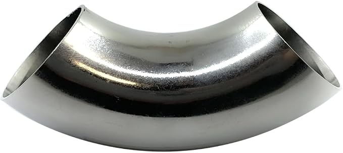 OD 1.25 Inch 90 Degree Stainless Steel Bend Tube Exhaust Elbow Pipe by Cotonlake
