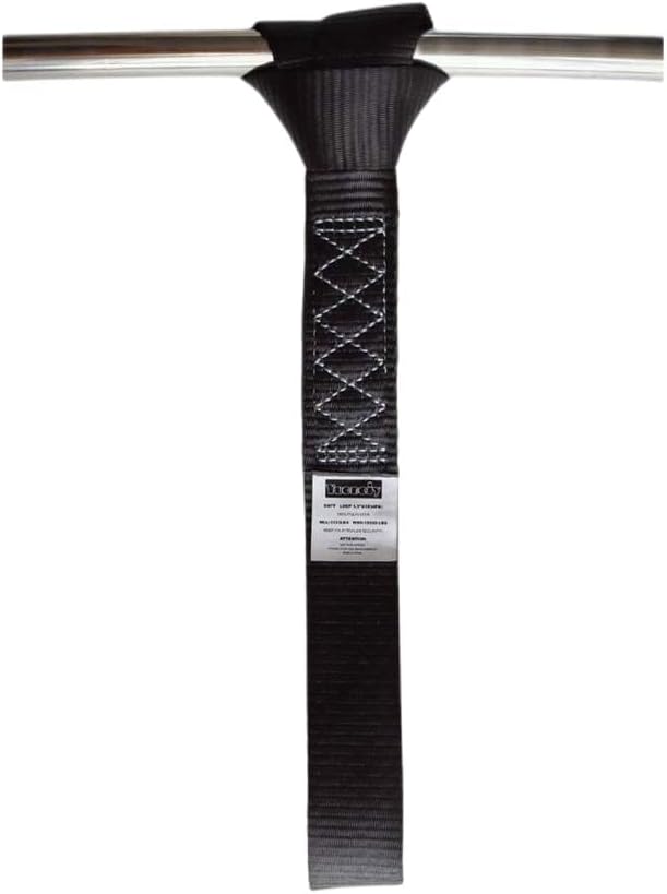 Soft Loop Tie Down Straps Black Breaking Strength 10, 000 LBS Heavy Duty 1.5 - Image 6