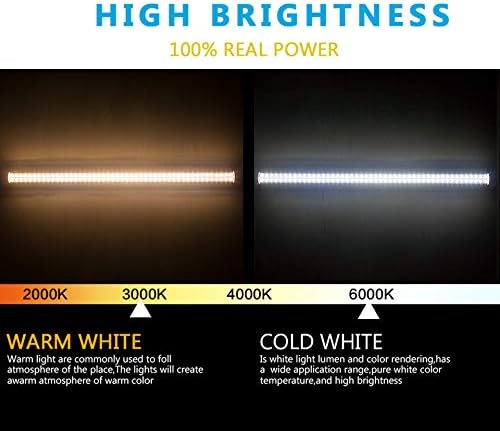 8Ft LED Shop Light Fixture, 120W Integrated LED Tube Light, 6000-6500K - Image 6