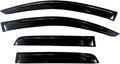 KPY Window Visor Rain Guard for 2003-2010 BMW X3, Tape-On Window Deflectors by KPYBizConnect