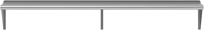 AmGood 72" Long X 12" Deep Stainless Steel Wall Shelf | NSF Certified | - Image 4
