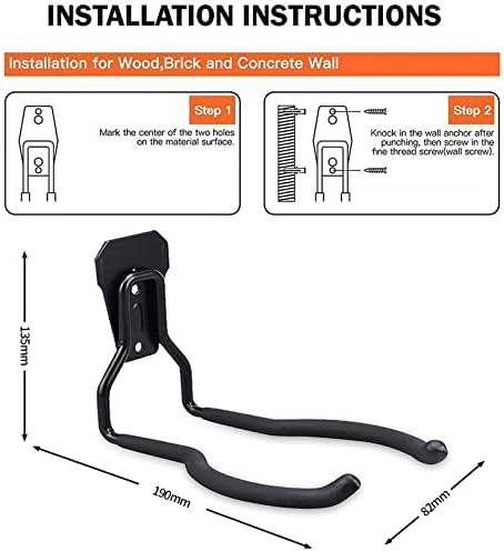 2Pcs Leaf Blower Hanger for Garage, Leaf Blower Rack for Garage, Leaf Blower - Image 5