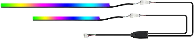 Acrylic car interior light 2-in-1 extension cable 2 Pcs - Image 2