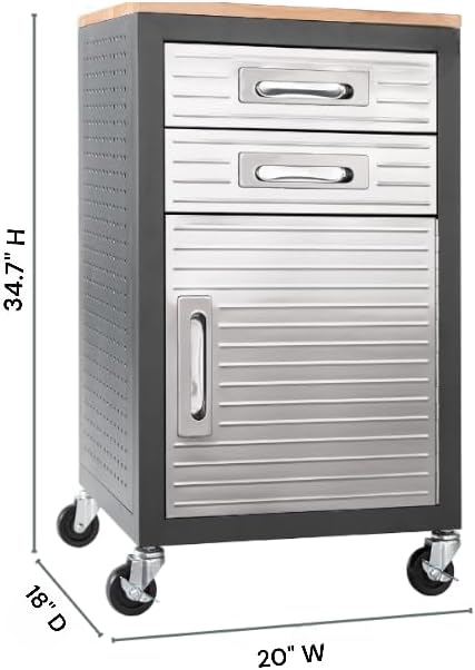 Heavy Duty Rolling Storage Cabinet - Image 3