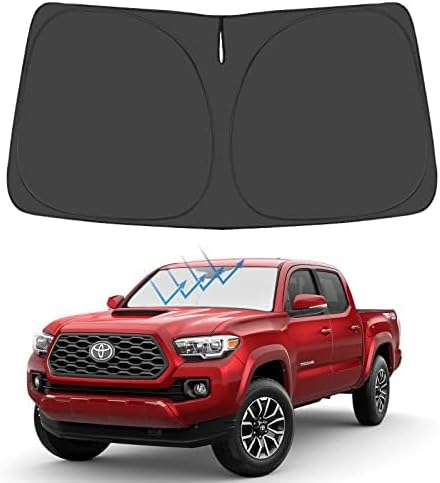 Proadsy for 2016-2023 Toyota Tacoma 2Dr 4Dr Pickup Windshield Sun Shade 4-Layer by Proadsy