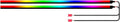 Dreamcolor Acrylic Interior Car Lights, 2 Piece 29.5inch/75cm 128 Colorful Car by HMYC