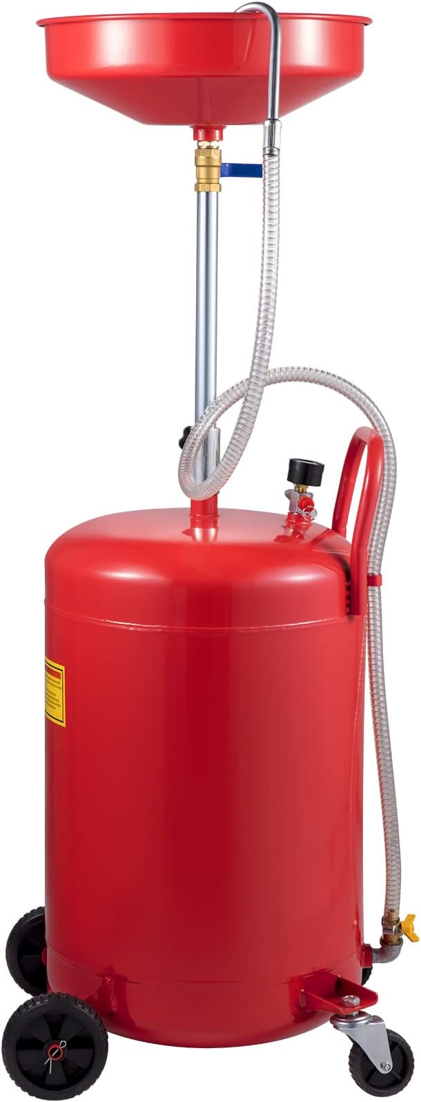 VEVOR 20-Gallon Waste Oil Drain Tank, Air Operated Portable Oil Drainer - Image 10