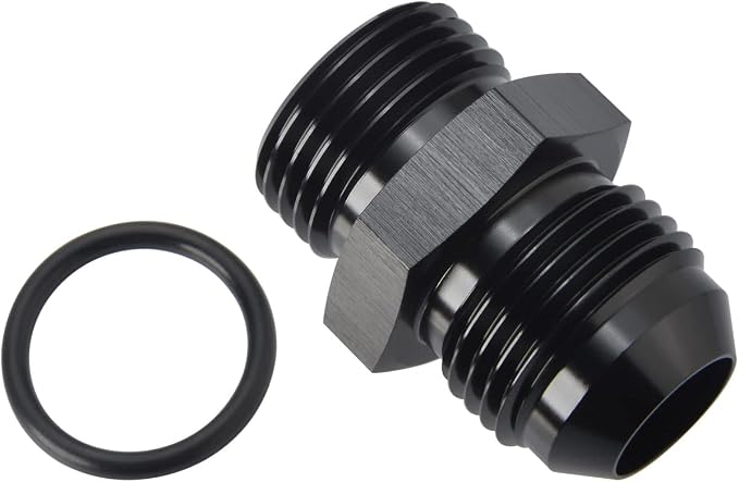 10AN Male Flare to 10AN ORB O-ring Boss Fuel Pump Rail Adapter Fitting Aluminum - Image 3