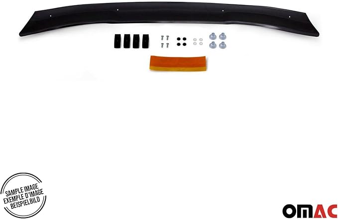 OMAC Front Bug Shield Hood Deflector Guard fits Kia Sportage 2017-2022 Black - Image 6