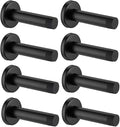 JQK Door Stopper Black, 304 Stainless Steel Thicken 1mm Sound Dampening Door by Homeimprovement