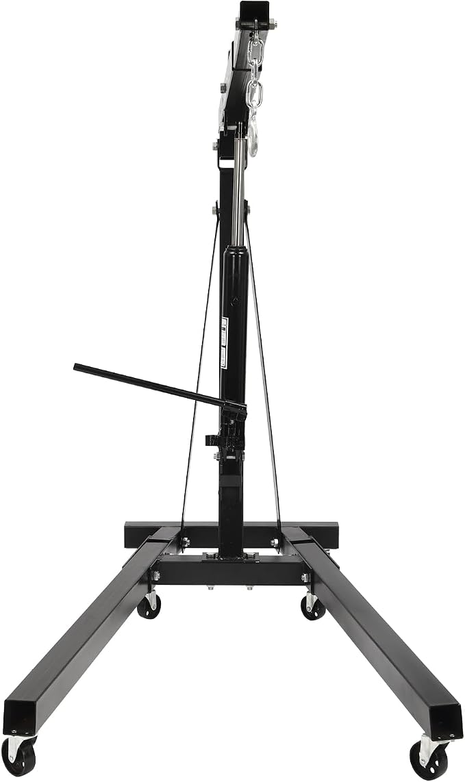 2 Ton Folding Engine Hoist 6.89Ft Lifting Height Heavy Duty Carbon Steel Crane - Image 4