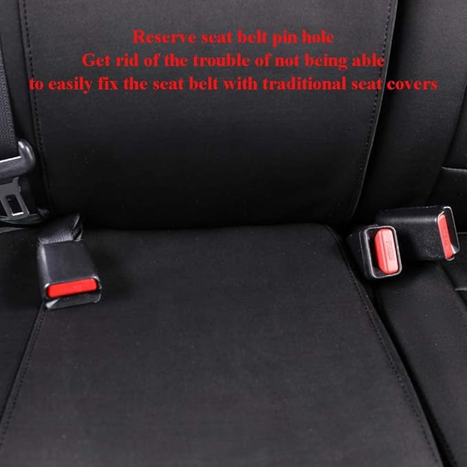 EKR Custom Fit Tacoma Rear Neoprene Car Seat Covers - Image 3