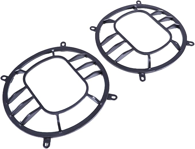 2 PCS Aluminum Alloy Car Headlight Cover Compatible - Image 8