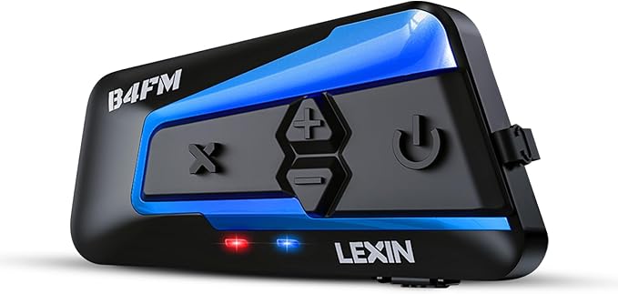 LEXIN B4FM Motorcycle Bluetooth Headset, 10 Riders Helmet Bluetooth Intercom by LEXIN