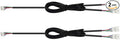 Acrylic car interior light 2-in-1 extension cable 2 Pcs by WEBUPAR