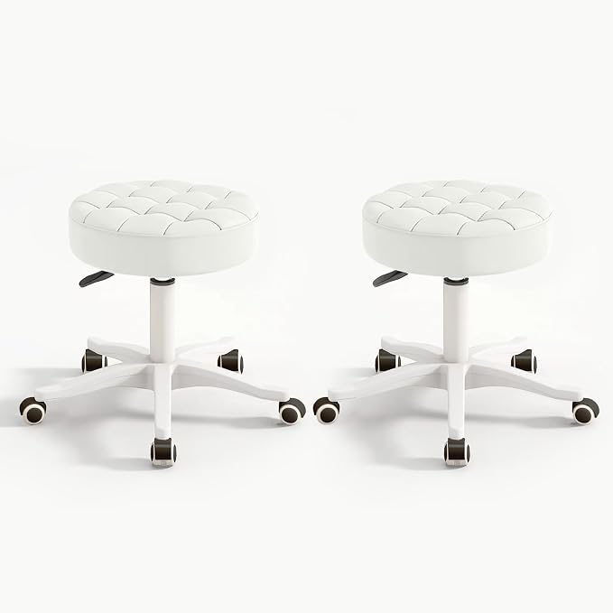 Small Chair Round Rolling Stool by HDHNBA