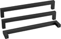 goldenwarm 35 Pack Black Square Bar Cabinet Pull Drawer Handle Stainless Steel by goldenwarm