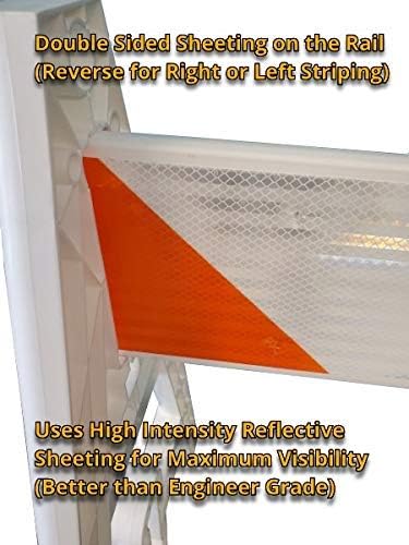 Type 1 A-Frame Plastic Barricade - Image 2