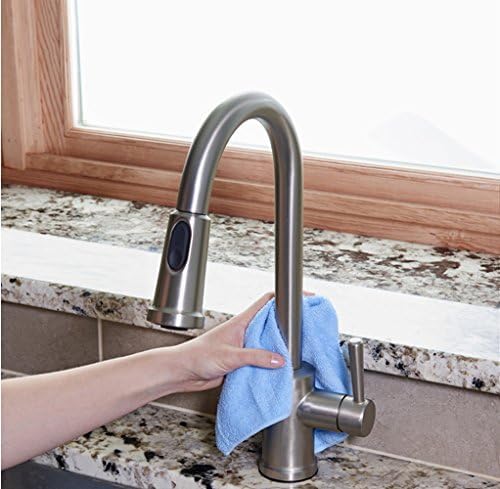Unger 16” x 16” Microfiber Ultra-Absorbent Cloths, 6 Pack, Trap and Hold Dust - Image 3