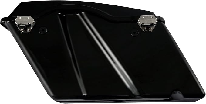 XFMT Matte Black Hard Saddlebags Saddle Bags Trunk W/Black Conversion Brackets - Image 5