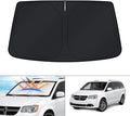 KUST Windshield Sun Shade for Dodge Caravan Mini Van 2008-2020 Window Sunshade by KUST