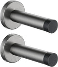 JQK Door Stopper, 304 Stainless Steel Thicken 1mm Sound Dampening Door Stop by Homeimprovement