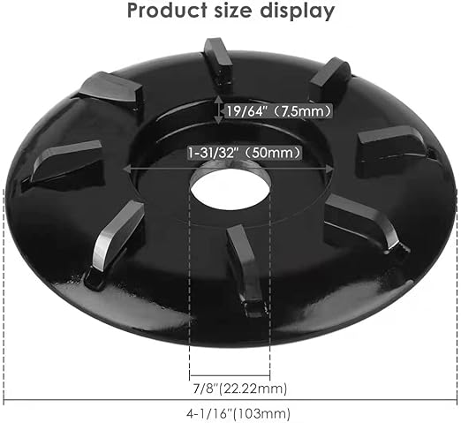 Wood Turbo Carving Disc 103mm in 8 Teeth, - Image 2