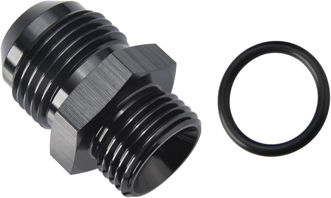 16AN Male Flare to 12AN ORB O-ring Boss Fuel Pump Rail Adapter Fitting Aluminum - Image 4