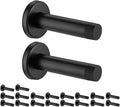JQK Door Stopper Black, 304 Stainless Steel Thicken 1mm Sound Dampening Door by Homeimprovement