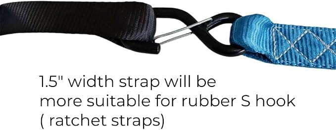 Soft Loop Tie Down Straps Black Breaking Strength 10, 000 LBS Heavy Duty 1.5 - Image 5