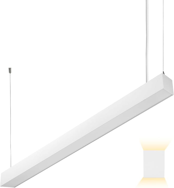 Maxxima 4 ft. LED Linear Light, Up and Down Adjustable Light Output, 3 CCT by MaxximaLEDLighting