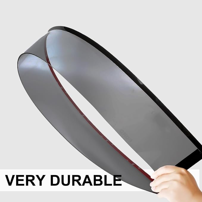 4pcs Outside Mount Style Sun Rain Guard Durable Side Window Wind Deflectors - Image 8