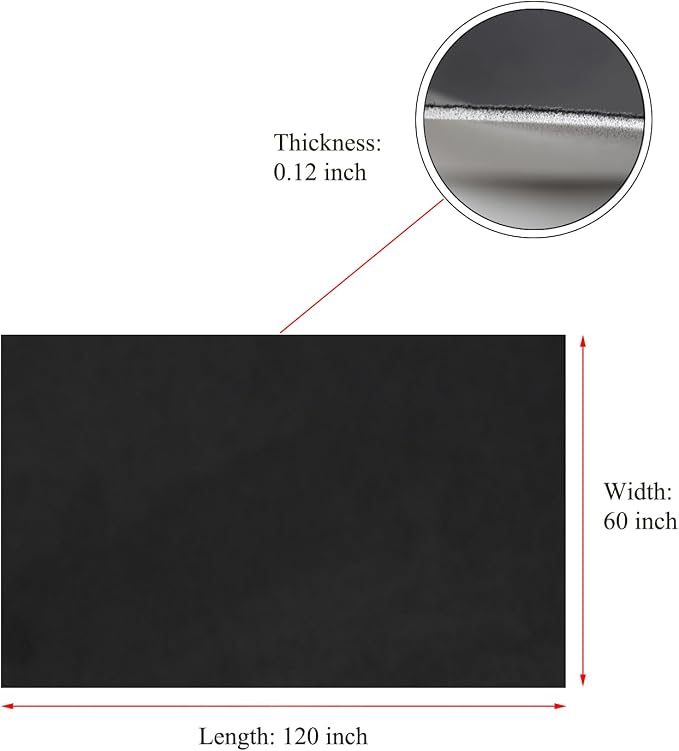 Suede Headliner Fabric with Foam Backing - Image 3