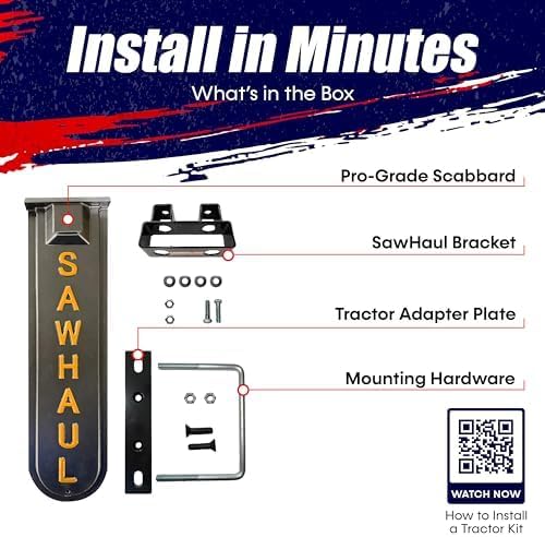 SawHaul Universal Tractor Chainsaw Holder - Image 6