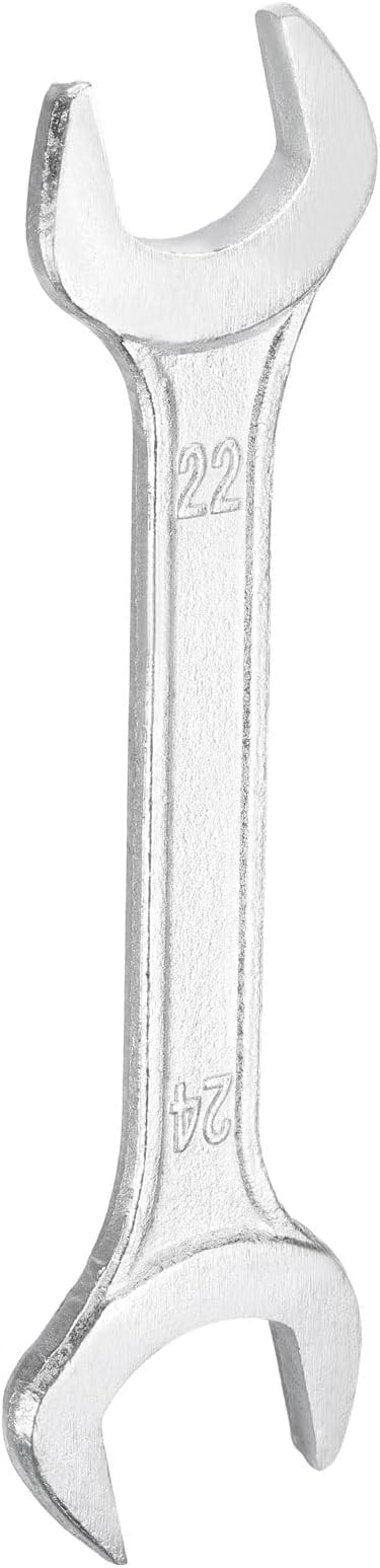 HARFINGTON Double Open End Wrench 22mm x 24mm Metric 15 Degree Offset Angle by HARFINGTON