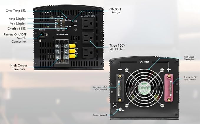 Wagan EL3742 3000 Watt Power Inverter - Image 2