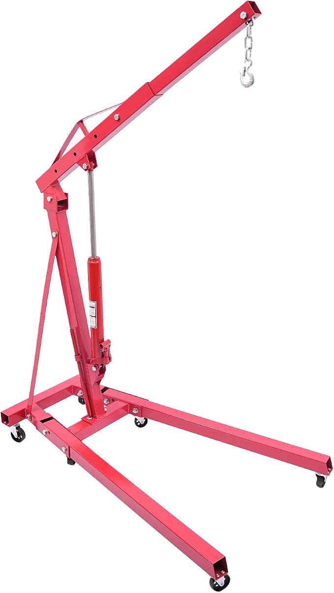 LOYALHEARTDY 1 Ton Hydraulic Engine Hoist, Folding Engine Lift - Image 3