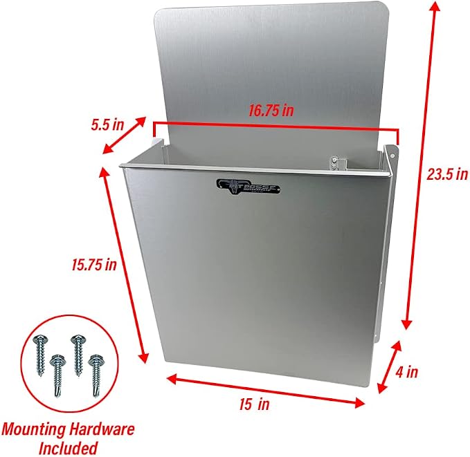 Pit Posse PP3351 Aluminum Wall Mount Floor Jack Holder Pouch Stabilizer - Image 5