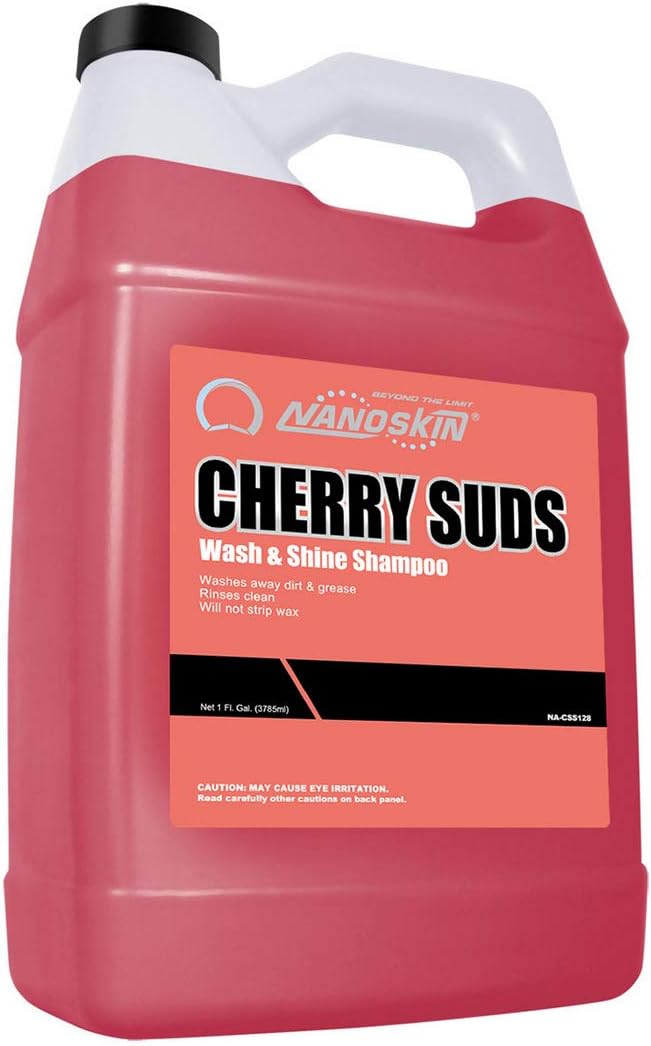 Nanoskin CHERRY SUDS Foaming Car Wash Shampoo 1 Gallon by Nanoskin